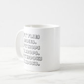 ハンター詩おもしろハンターズマグ コーヒーマグカップ (正面左)