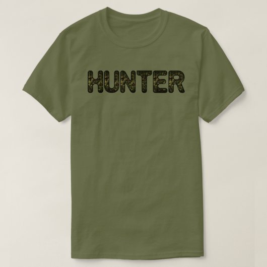 ハンター迷彩 Tシャツ (デザイン正面)