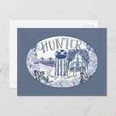 ハンター陸軍飛行場はがき ポストカード (正面/裏面)