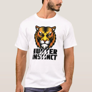 ハンター・インスティンクト・タイガー・ヘッド Tシャツ