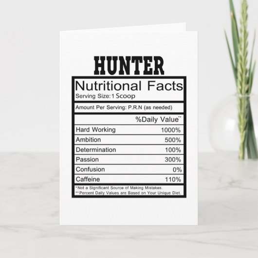 ハンター カード (正面)