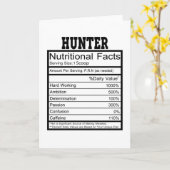 ハンター カード (黄色い花)