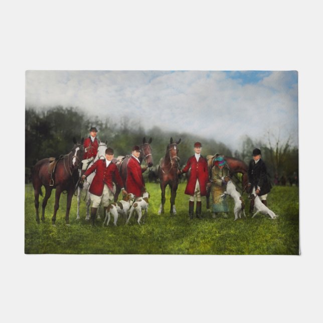 ハンター-キツネ狩り-検数ho 1924年 ドアマット (正面)