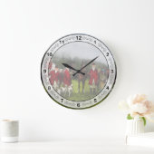 ハンター-キツネ狩り-検数ho 1924年 ラージ壁時計 (ホーム)