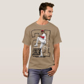 ハンター・グリーン シンシナティ MLB野球選手 MLBH Tシャツ (正面フル)