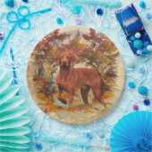 ハンター、ライフパートナーVizsla紙プレート ペーパープレート (パーティー)