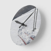 ハンター ラウンド壁時計 (傾斜)