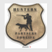 ハンター、人生のためのパートナー シール (シート)