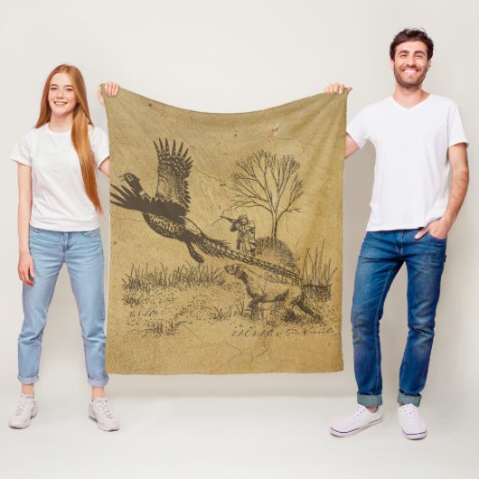 ハンター(狩りとGSP) フリースブランケット (インサイチュ)