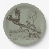 ハンター(狩りとGSP) ペーパープレート (正面)