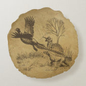 ハンター(狩りとGSP) ラウンドクッション (裏面)