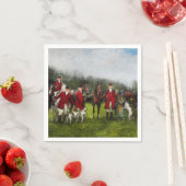 ハンター – The fox狩り- Tally-ho 1924 スタンダードカクテルナプキン (インサイチュ)