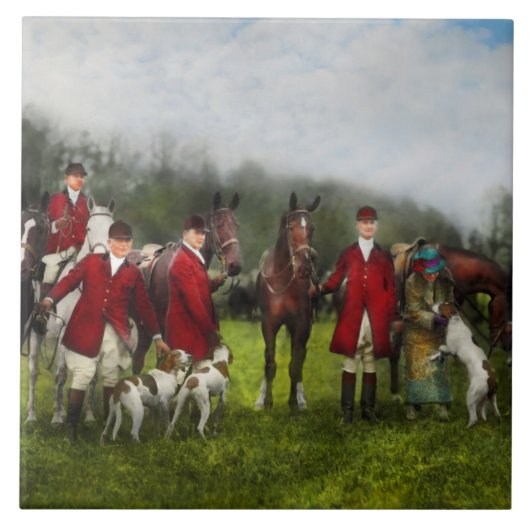 ハンター – The fox狩り- Tally-ho 1924 タイル (正面)