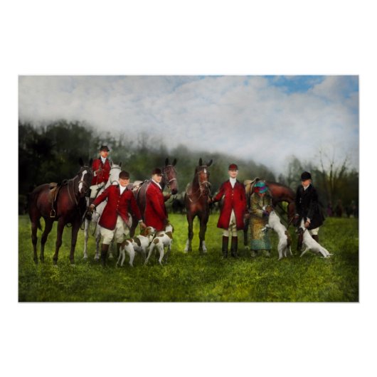 ハンター – The fox狩り- Tally-ho 1924 ポスター (正面)