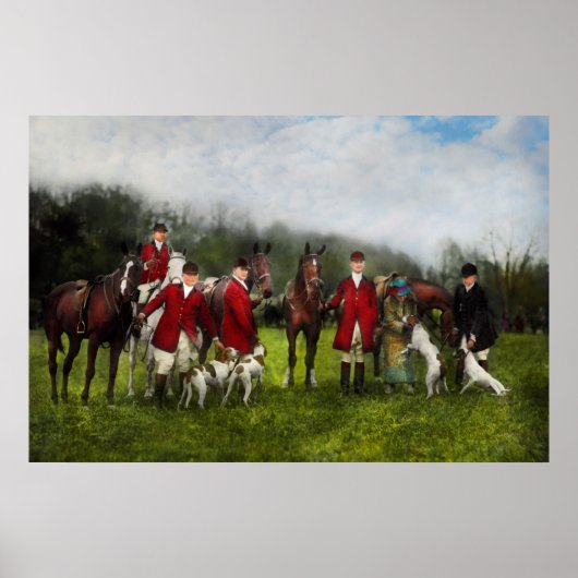 ハンター – The fox狩り- Tally-ho 1924 ポスター (正面)