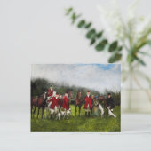 ハンター – The fox狩り- Tally-ho 1924 ポストカード (スタンド正面)