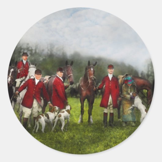 ハンター – The fox狩り- Tally-ho 1924 ラウンドシール (正面)