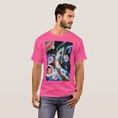 ハンターXハンターキャラクターレインボー Tシャツ (正面フル)