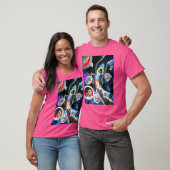 ハンターXハンターキャラクターレインボー Tシャツ (ユニセックス)