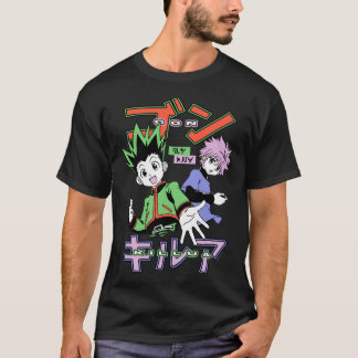 ハンターxハンターゴンとキリア長袖Tシャツ Tシャツ
