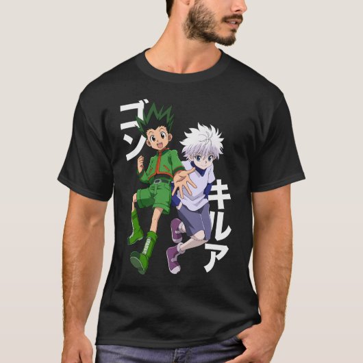 ハンターXハンターゴンとキリア Tシャツ (正面)
