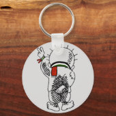 ハンダラ（パレスチナ人キッド）キーチェーン キーホルダー (正面)