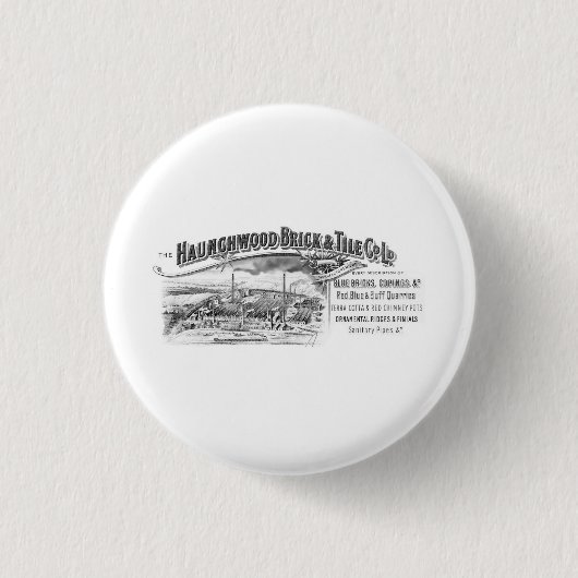 ハンチウッドれんが・タイル株式会社ヌニートン 缶バッジ (正面)
