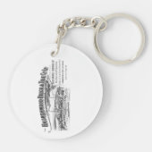 ハンチウッドレンガとタイルのヌネートンキーリング キーホルダー (裏面)