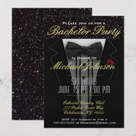 ハンチキパーティー | タキシード招待状 招待状