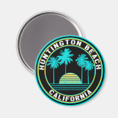 ハンチントンビーチカリフォルニアサーフサーフィン マグネット (正面/裏面)
