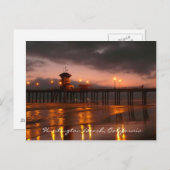 ハンチントンビーチカリフォルニアポストカード ポストカード (正面/裏面)