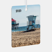 ハンチントンビーチ,カリフォルニア州, メタルオーナメント (正面右)