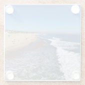 ハンチントンビーチ，カリフォルニア ガラスコースター (裏面)