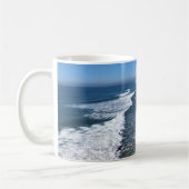 ハンチントンビーチ，カリフォルニア コーヒーマグカップ (左)