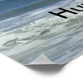 ハンチントンビーチ，カリフォルニア ポスター (角)