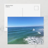 ハンチントンビーチ，カリフォルニア ポストカード (正面/裏面)