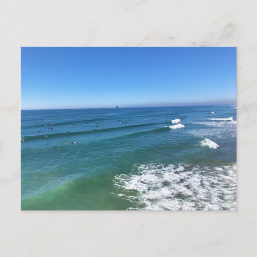 ハンチントンビーチ，カリフォルニア ポストカード (正面)