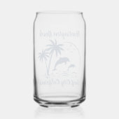 ハンチントンモダンビーチカリフォルニアダークブルー ガラス缶 (裏面)