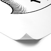 ハンチントン家紋 ポスター (角)