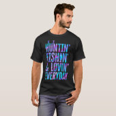 ハンチン釣りとロビンの毎日の狩り釣り Tシャツ (正面フル)