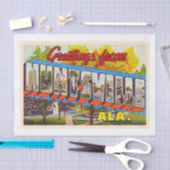 ハンツビルアラバマヴィンテージラージレター 薄葉紙 (クラフト)