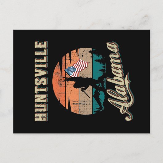 ハンツビルアラバマ ポストカード (正面)