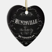 ハンツビルアラバマ-ロケット都市 セラミックオーナメント (右)