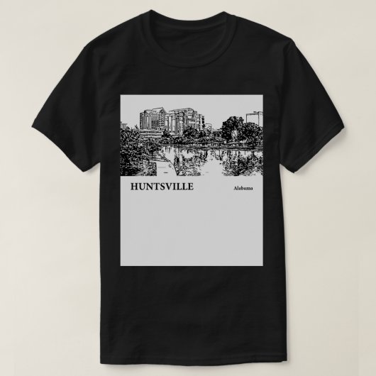 ハンツビルアラバマTシャツ1 Tシャツ (デザイン正面)