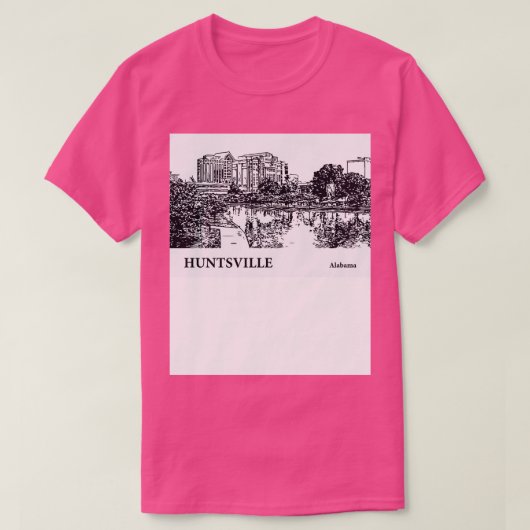 ハンツビルアラバマTシャツ4 Tシャツ (デザイン正面)