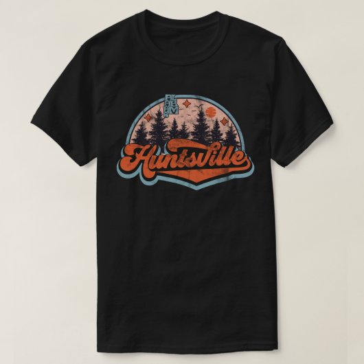ハンツビル, アラバマ州 Tシャツ (デザイン正面)