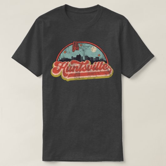 ハンツビル, アラバマ州 Tシャツ (デザイン正面)
