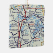 ハンツビルONヴィンテージマップ セラミックオーナメント (右)