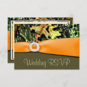 ハンティングカモのRSVP ウェディングカード 出欠カード (正面/裏面)