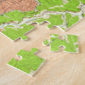 ハンティントンウェストヴァージニア(1957年)のヴィンテージの地図 ジグソーパズル (側面)